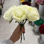 دسته پیونی کوچک 7 گل - تصویر 2