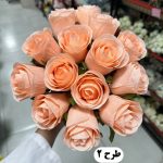 دسته رز غنچه نیمه باز 14 شاخه - تصویر 3
