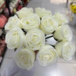 دسته رز کاملیا متوسط 12 شاخه - تصویر 2