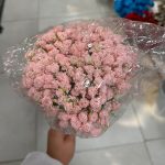 دسته شکوفه عروس پفکی 9 شاخه - تصویر 2