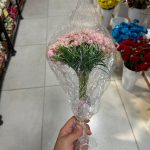 دسته شکوفه عروس پفکی 9 شاخه