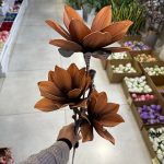 شاخه گل فومی مگنولیا 3 گل وحشی