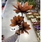 شاخه گل فومی مگنولیا 3 گل وحشی - تصویر 2