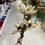 شاخه گل فومی مگنولیا 3 گل