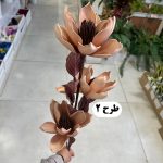 شاخه گل فومی مگنولیا 3 گل - تصویر 3