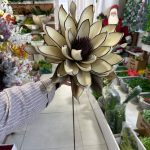شاخه گل فومی تک گل درشت