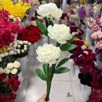 شاخه پیونی 3 گل