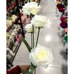 شاخه رز هلندی درشت 5 گل - تصویر 2